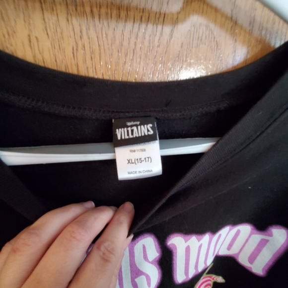 Disney Villians Moods Sweatshirt Juniors XL - Picture 3 of 4